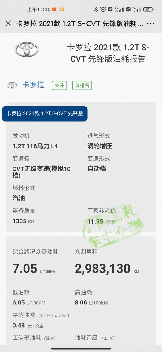 紧凑车油耗排行榜2020,省油空间大动力强合资紧凑型轿车
