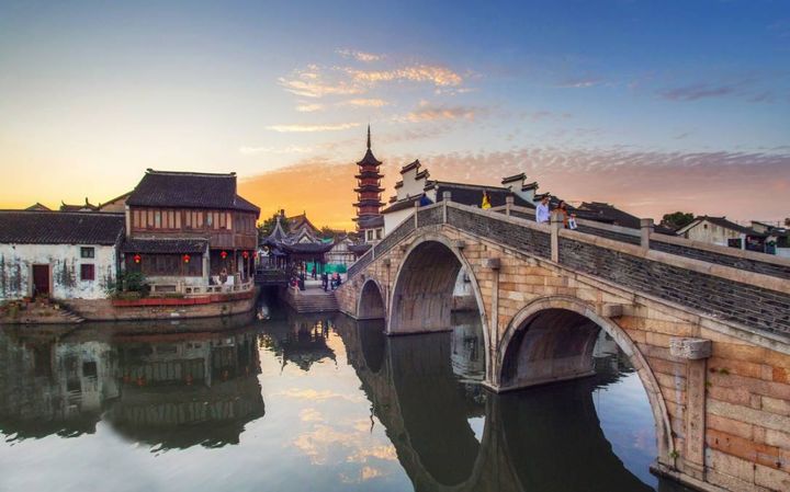 苏州同里古镇江南山水美如画,苏州旅游必去十大古镇景点