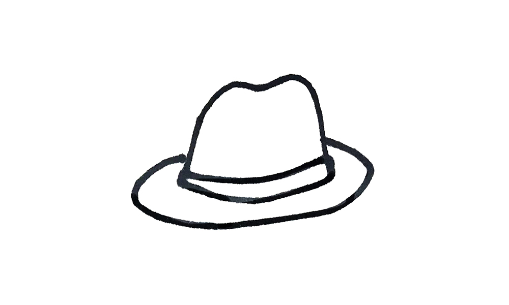 简笔画帽子怎么画最好看,冬季帽子简笔画简单又好看卡通