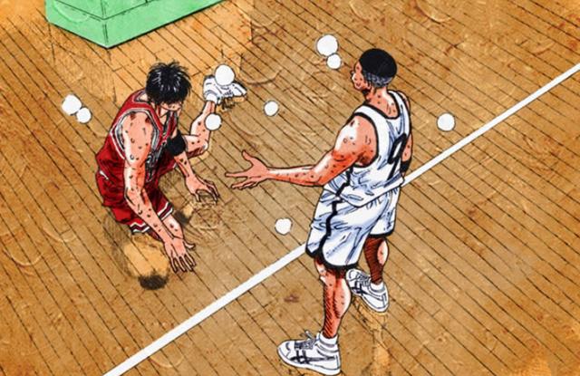 灌篮高手泽北和流川枫对决过几次,灌篮流川枫十大进球