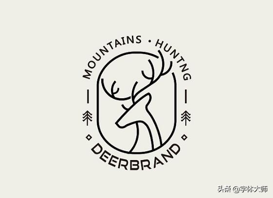 35款简约大气的品牌logo设计集锦,卡通logo设计生成器