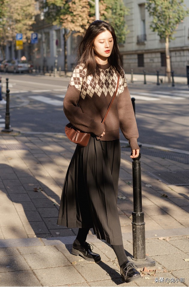 初春半身裙腿,早春加厚半身裙