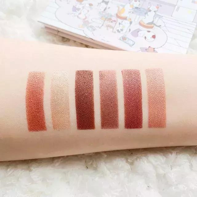 venusmarble九色眼影测评,橘朵的单色眼影新版和旧版对比