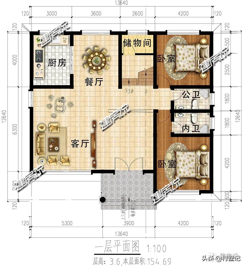 最适合农村三层平顶别墅,10套适合农村自建小别墅