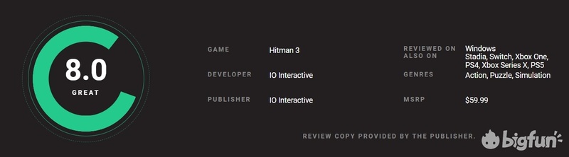 杀手3时代的终结确定性原则,杀手3杀手二细节测评