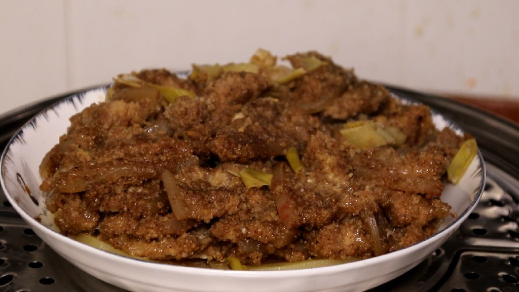 做粉蒸肉的粉用什么米炒,粉蒸肉成型后怎么炒着好吃