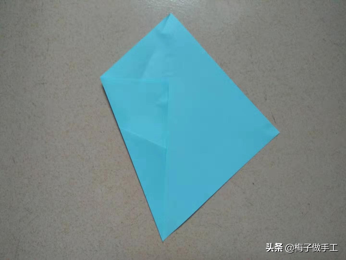 儿童手工折纸简单3-5岁宝剑,儿童手工折纸宝剑简单版慢教程