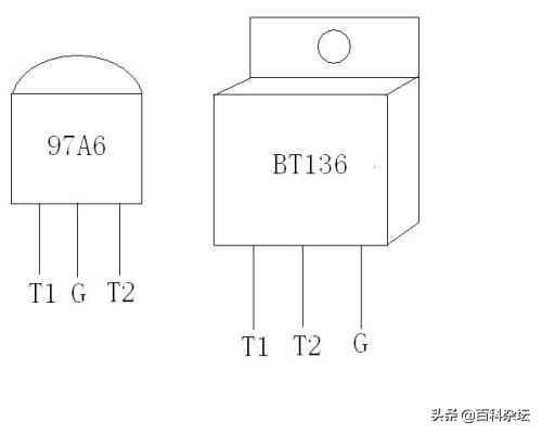 双向可控硅调压电路图,电子元件可控硅