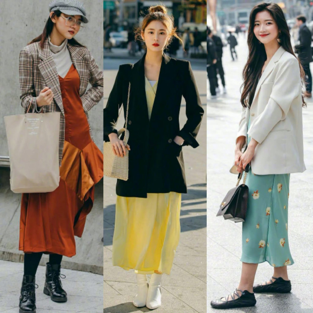 2019韩国时尚穿搭街拍,韩国街拍美女惊艳的穿搭