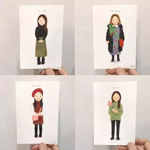 她笔下的可爱女孩，让你看懂穿衣打扮的正确要素~