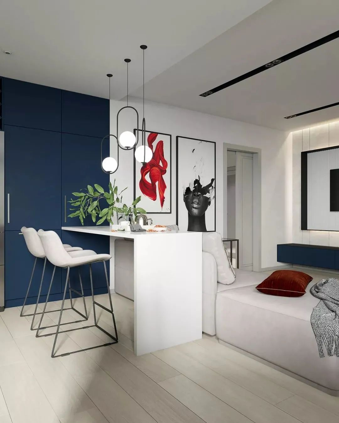 120平方现代简约显空间大,120平方现代简约风格