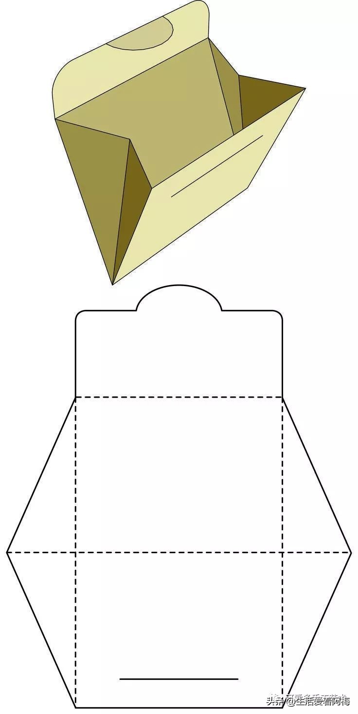 精美diy手工盒如何折,纸艺DIY摆件