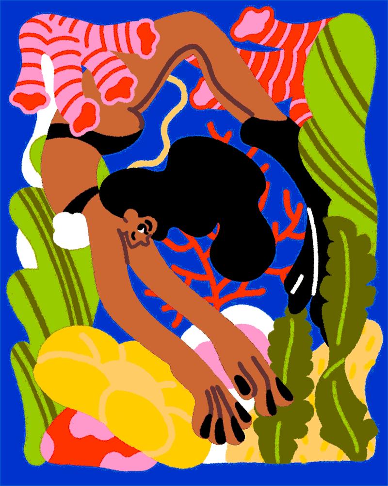 匈牙利插画师gabibaracsi,德国插画师sylvia