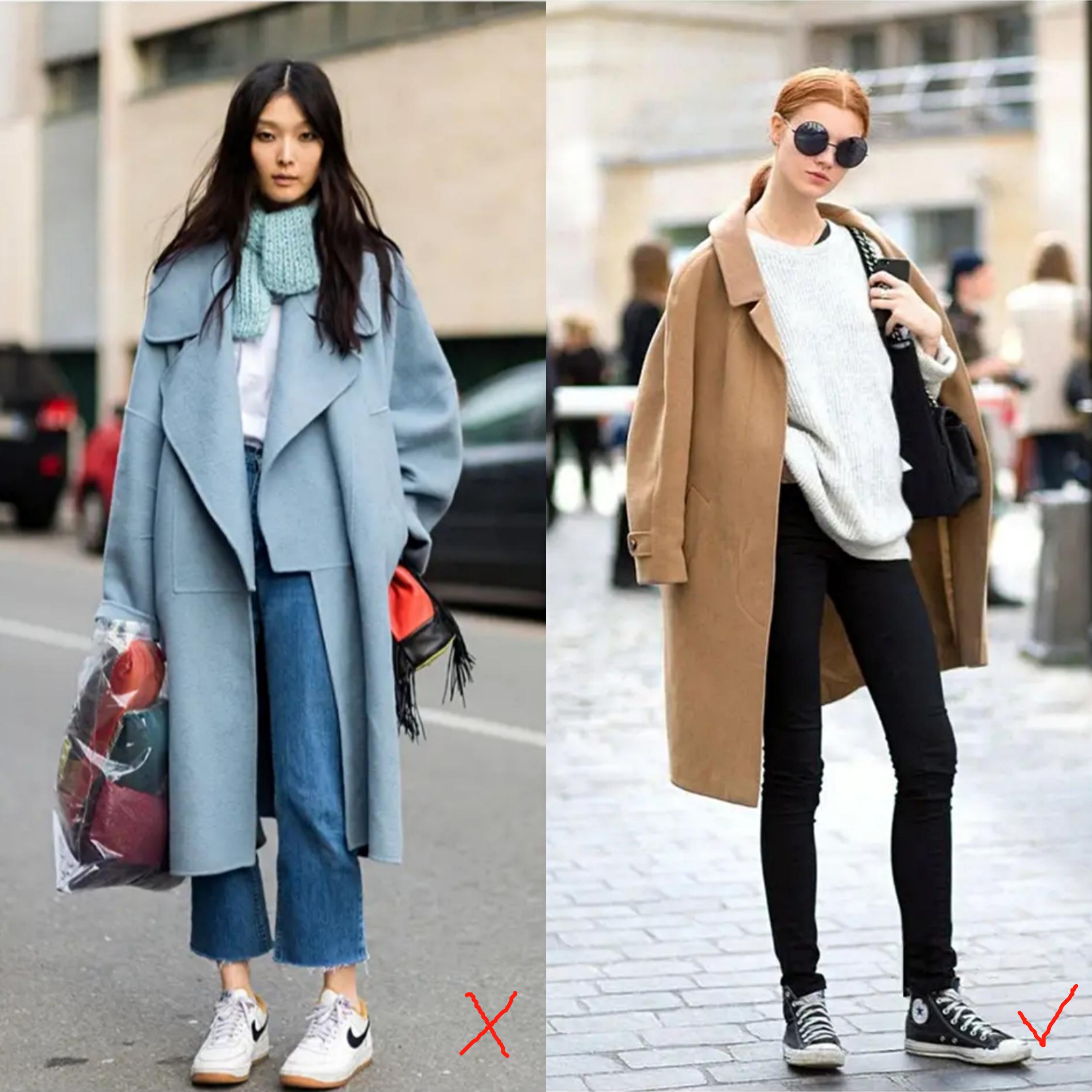 毛呢大衣女装大码中长款宽松显瘦,秋冬毛呢大衣这样穿