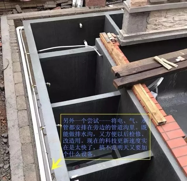 小院锦鲤鱼池建造全过程,自己建造庭院锦鲤鱼池