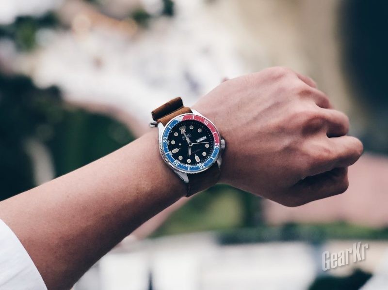 seiko精工5号绿水鬼机械表,seiko潜水男表