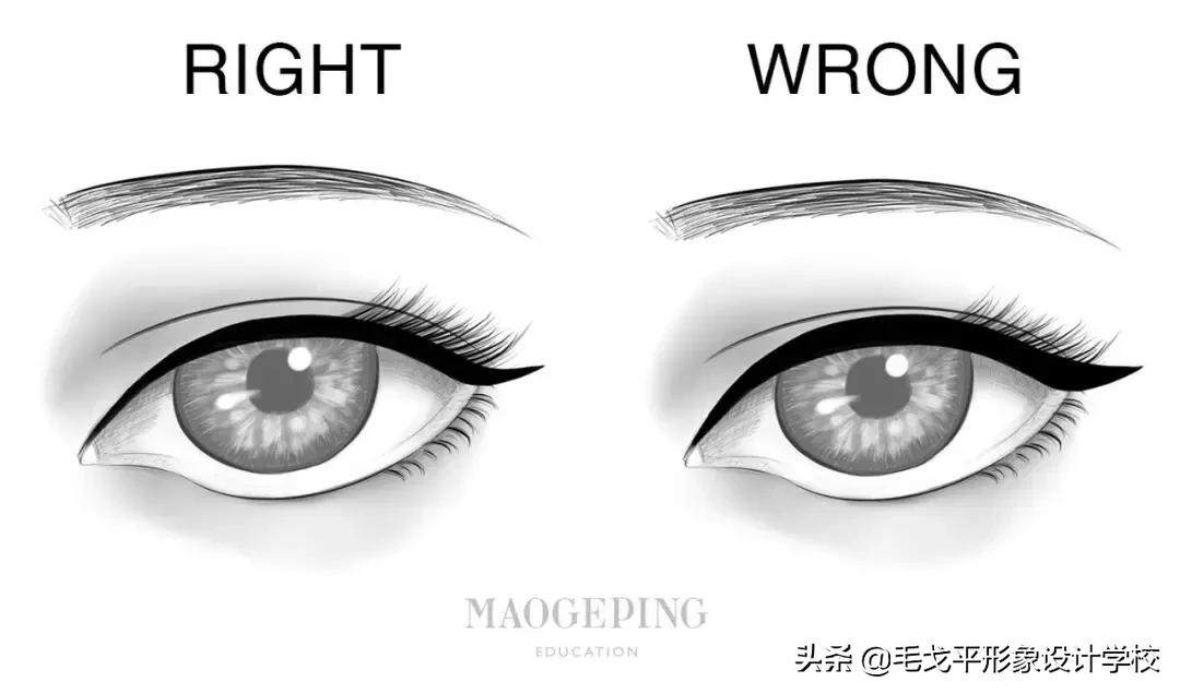 眼线一画上就晕染,眼线一笔画完视频