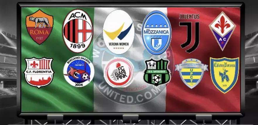 2021意大利女足联赛积分榜,2019意大利女排甲级联赛