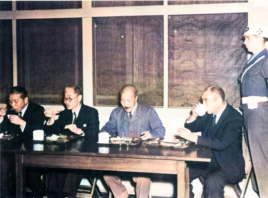 战犯老照片,处决日本七大战犯影像