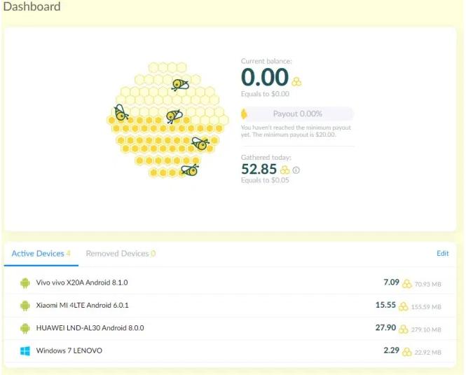 honeygain一天收益多少人民币,honeygain中文版官网app下载