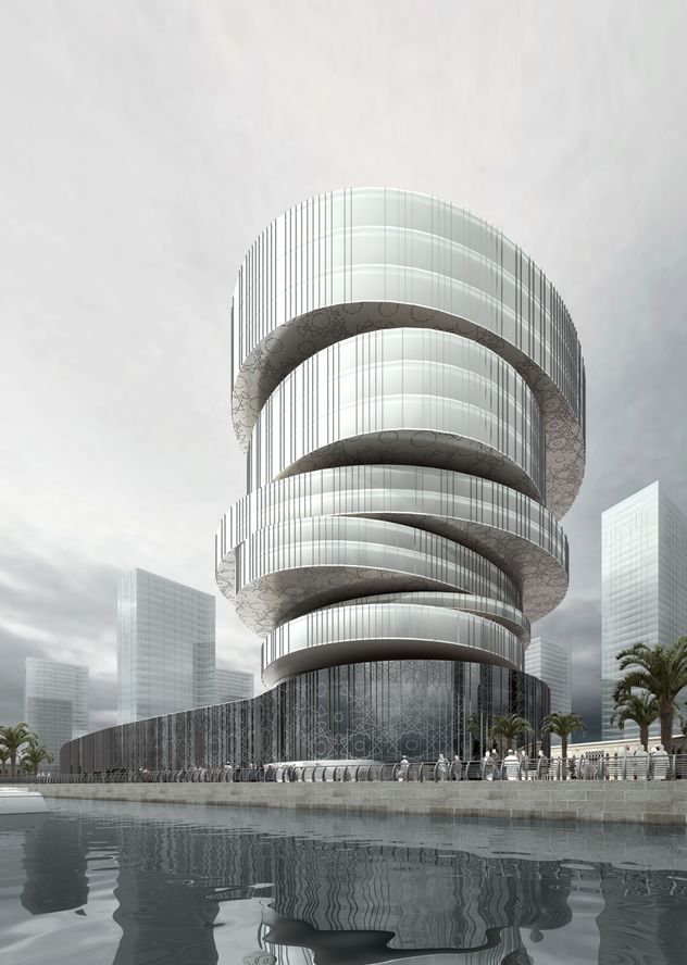 异形建筑效果图,异形建筑平面