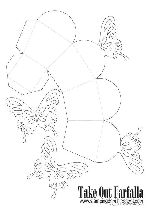 diy礼品盒花,大号礼品盒diy图案