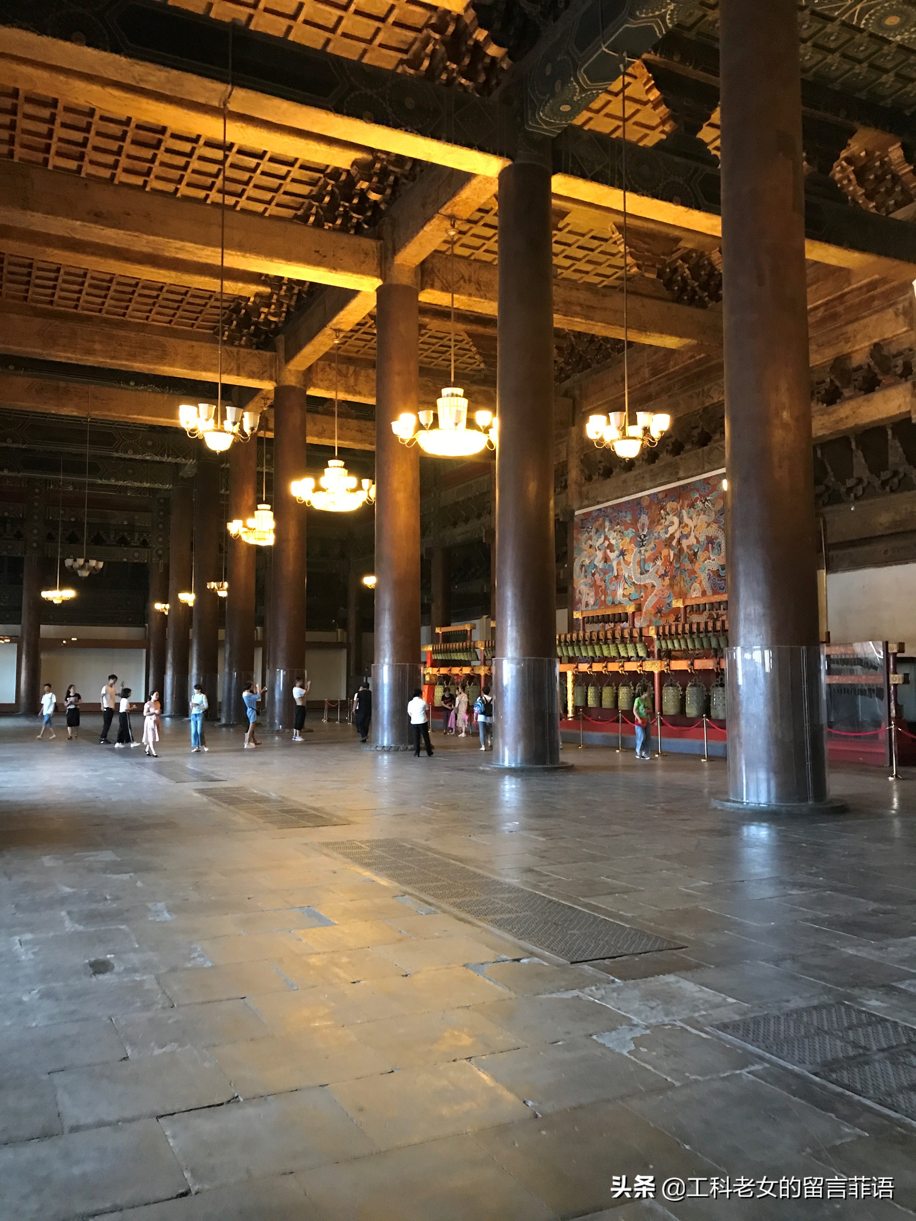 太庙大殿金丝楠木,北京太庙金丝楠木大殿视频素材