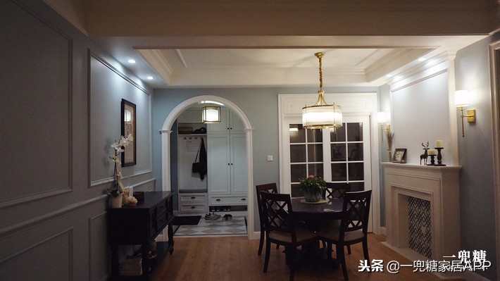 美式风格装修110平,150平美式轻奢大气风装修