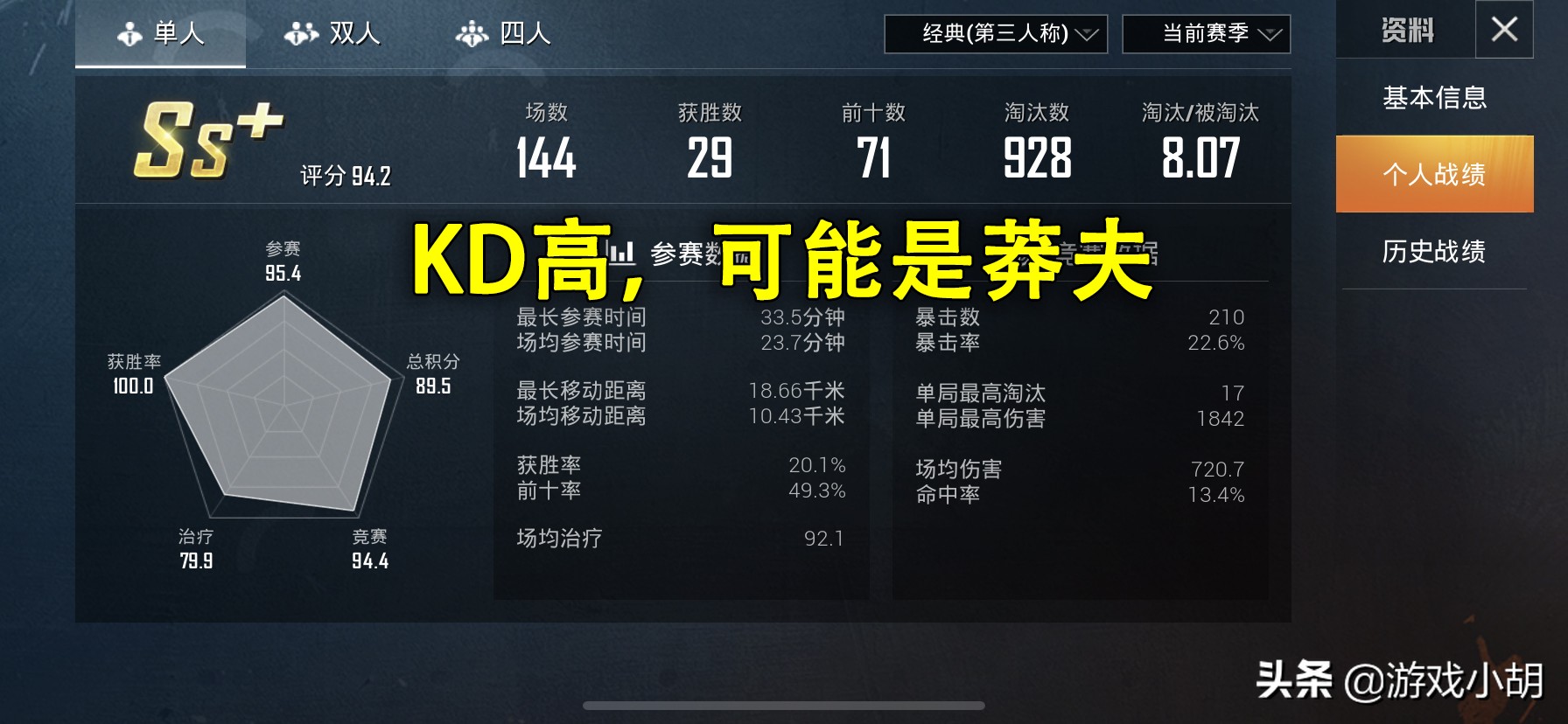 和平精英kd值高就多还是少就多,和平精英kd值多少算正常