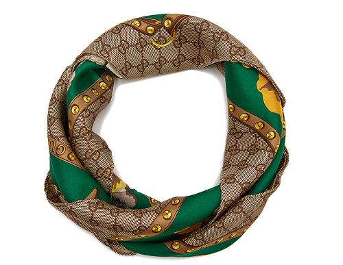 gucci丝巾波点,gucci印花丝巾