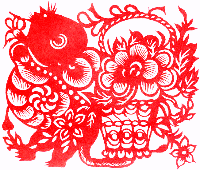 对称图形剪纸窗花,民俗窗花介绍