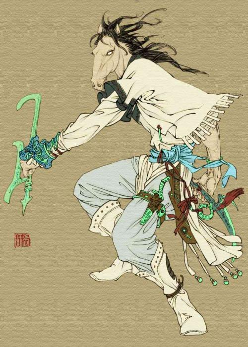 黑白无常和牛头马面与阎王爷,黑白无常和牛头马面还有钟馗