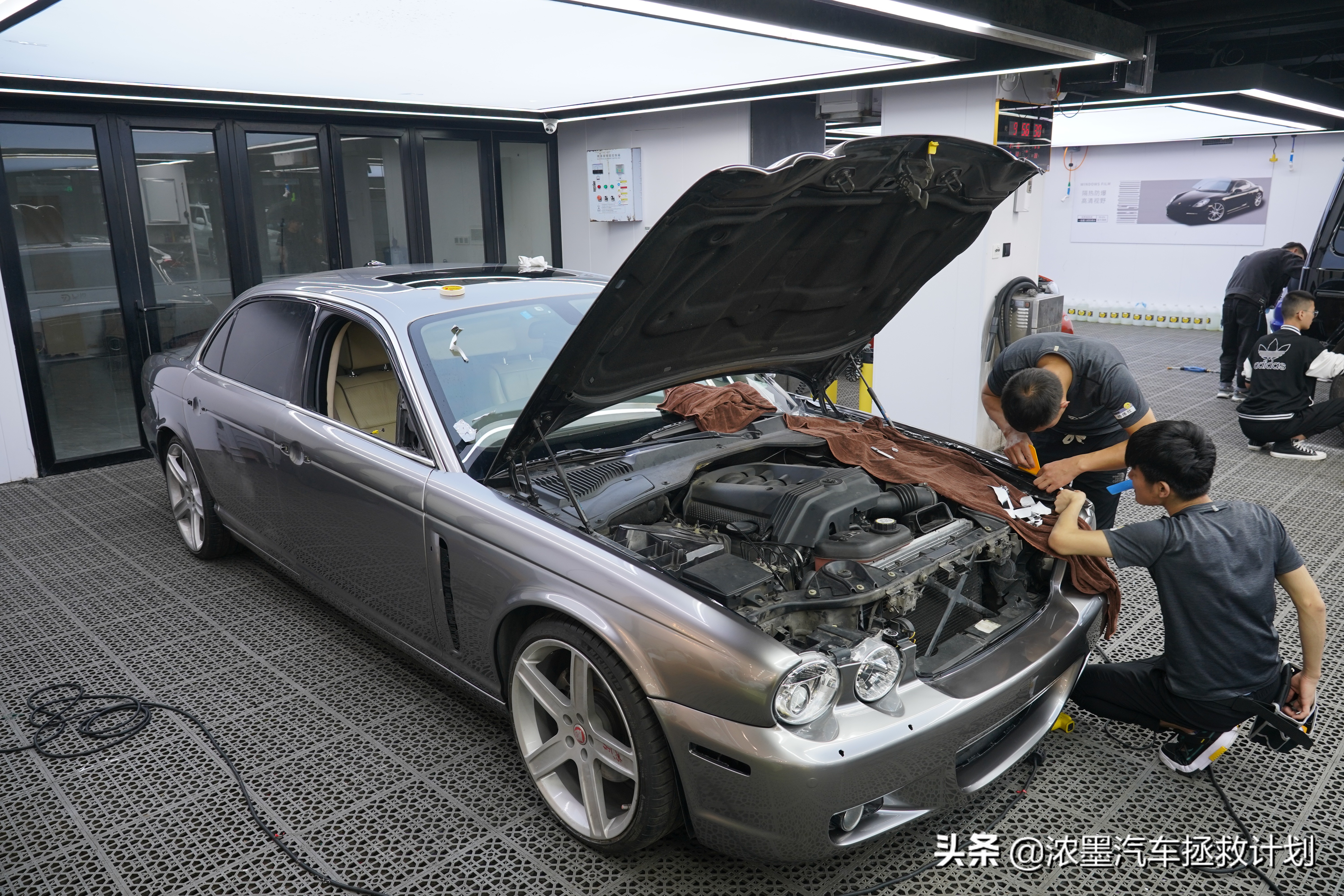 专业维修整备老款捷豹xj系列,老款捷豹xj整备视频