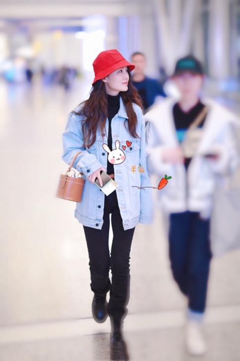 李沁同款小西装包,小红帽李沁