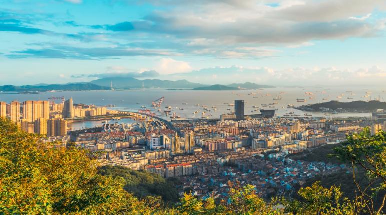 沈家门街道区域图,沈家门景观