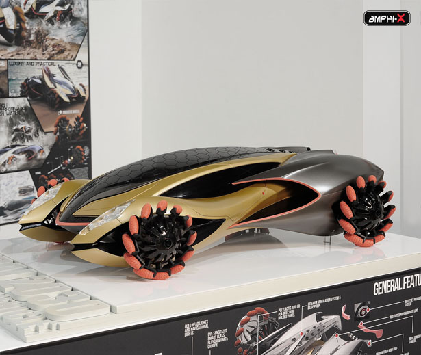 迪拜两栖车,迪拜水陆两栖车