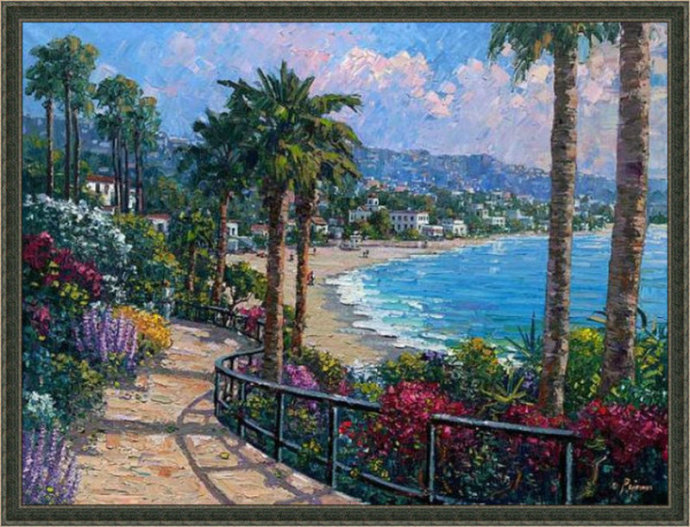 俄罗斯大师唯美风景油画,唯美风景一束花图