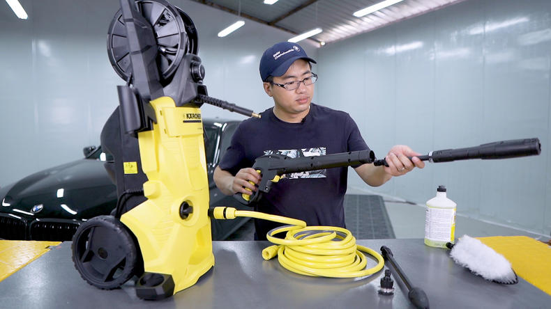 卡顿k4洗车机测评,卡赫K4洗车机怎么组装