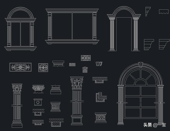 国外室内cad设计图,精选国内外经典家居cad平面图库