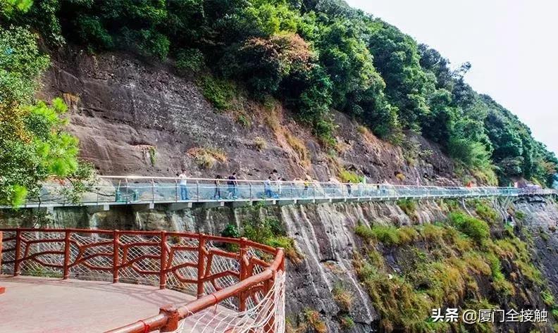 厦门玻璃栈道,厦门山海步道玻璃栈道