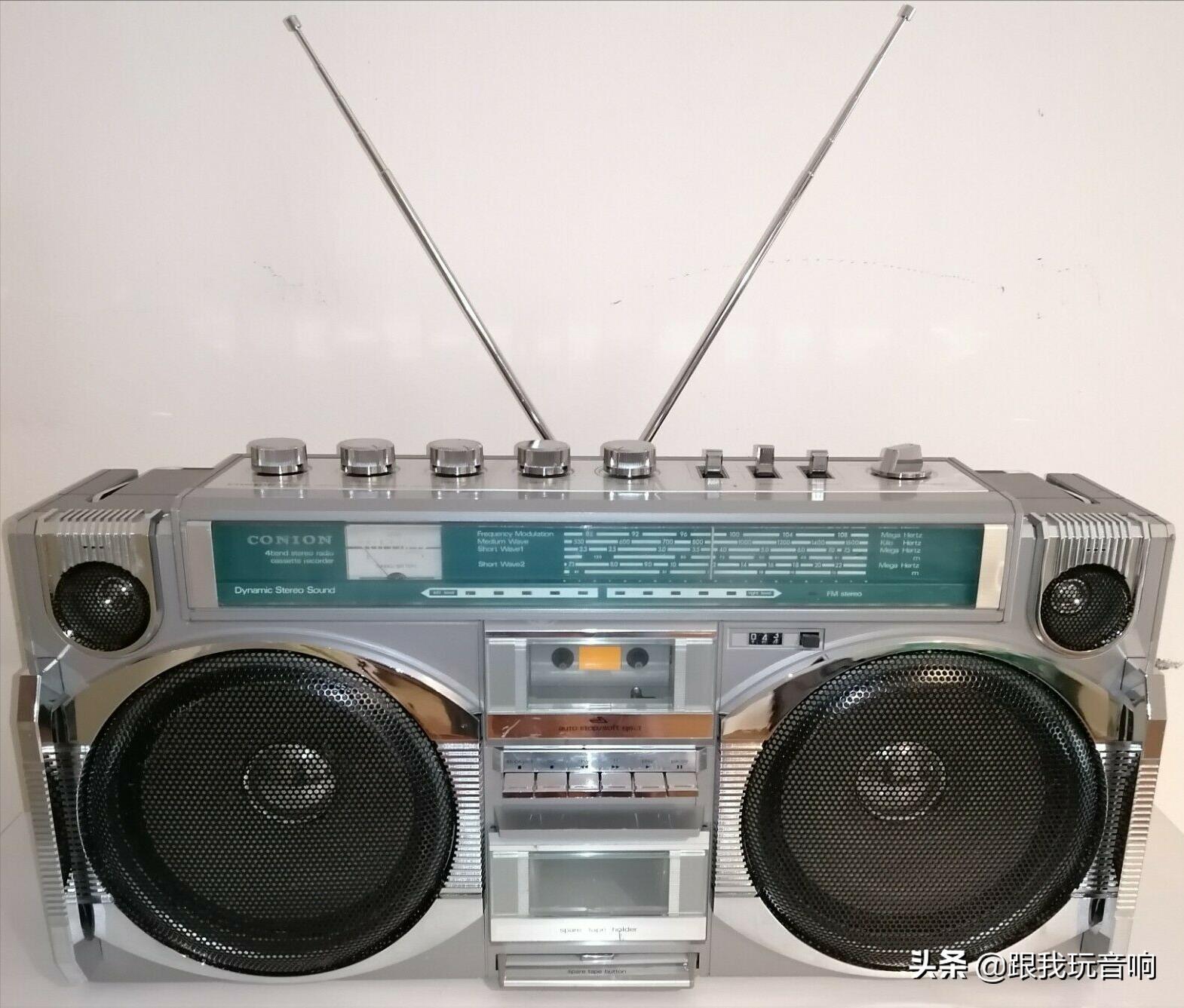 80年代康宁Conion推出的一款CRC-H84F便携式收录机音响