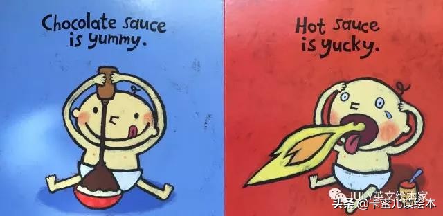 英语启蒙食物绘本,关于yummyyucky的英文绘本