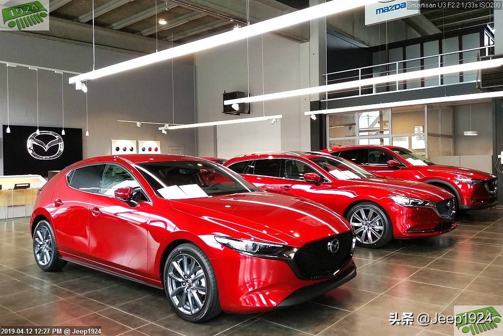 欧洲4S店实拍系列之Mazda,1---马3，我眼里最帅的两厢车