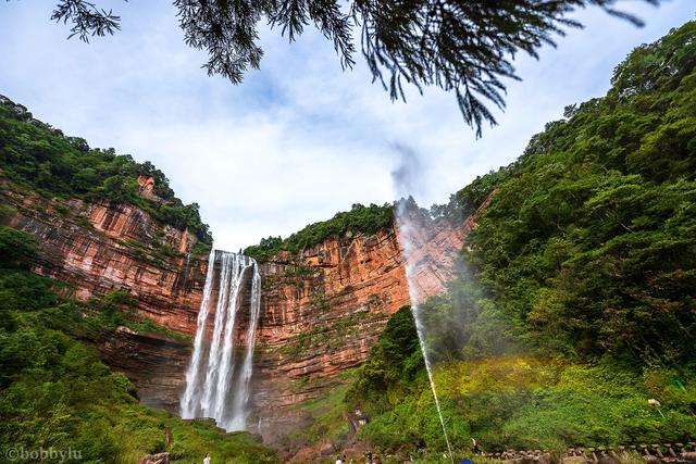 四面山国家级风景名胜区,四面山瀑布全景