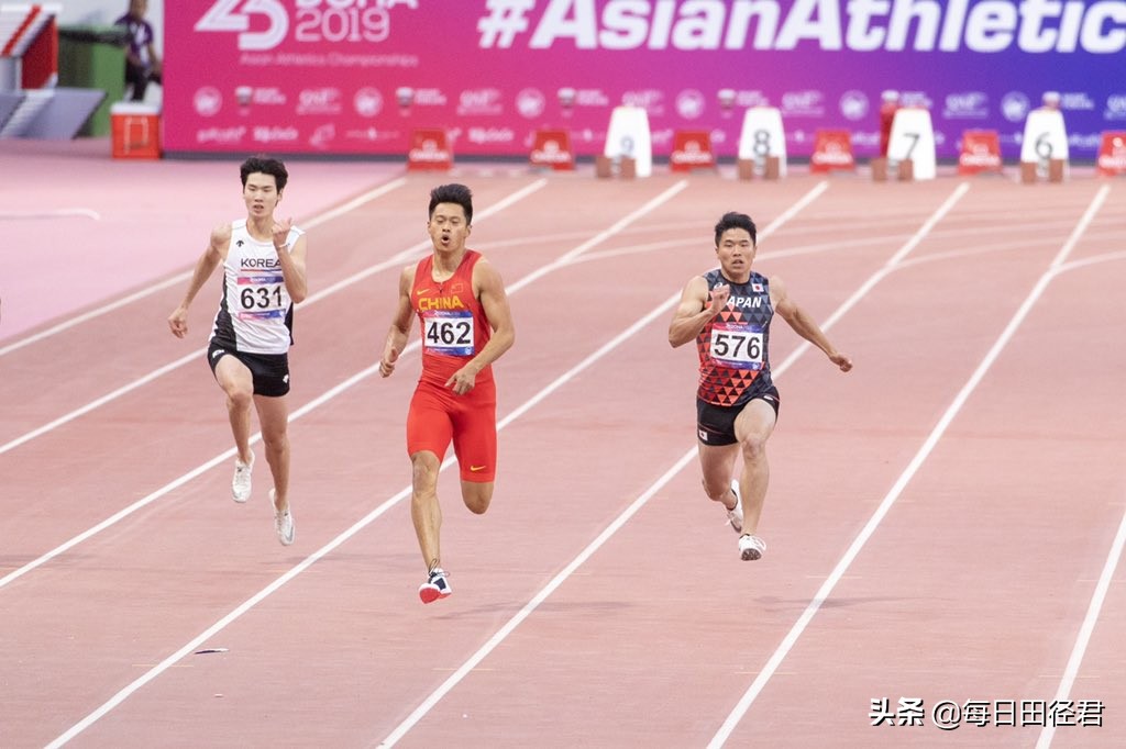 韩国20岁以下100米短跑冠军,谢震业百米飞人大战第8名完赛