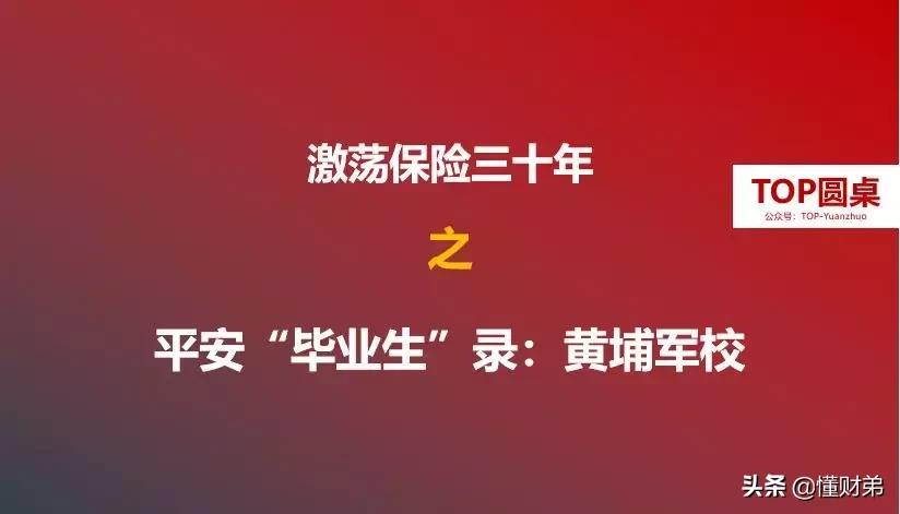 「激荡保险三十年」平安“毕业生”录:黄埔军校