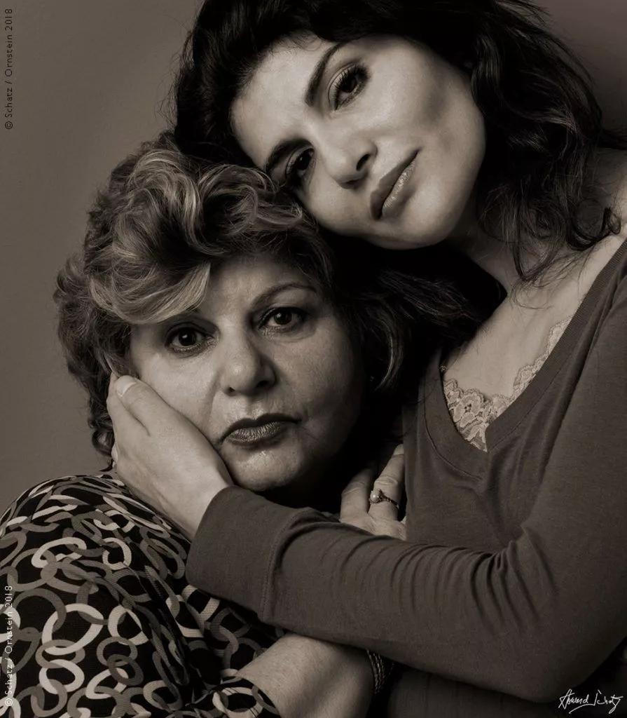 模特们啊~~妈妈的基因太强大，据说“女儿会偷走麻麻的美丽？