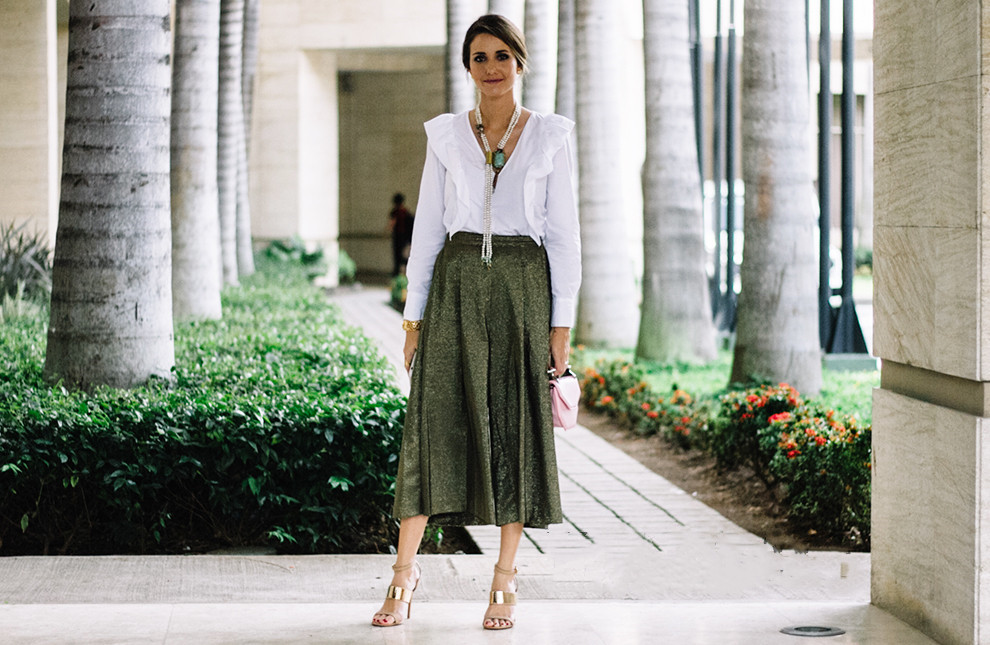 萝卜腿的女生夏天怎么穿裙子,萝卜腿怎么搭配短裙