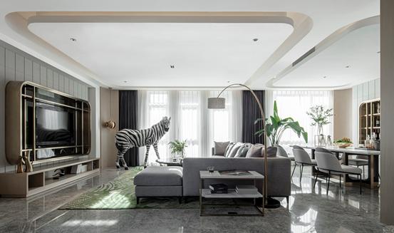 点石现代轻奢装修效果图,点石装饰怎么样