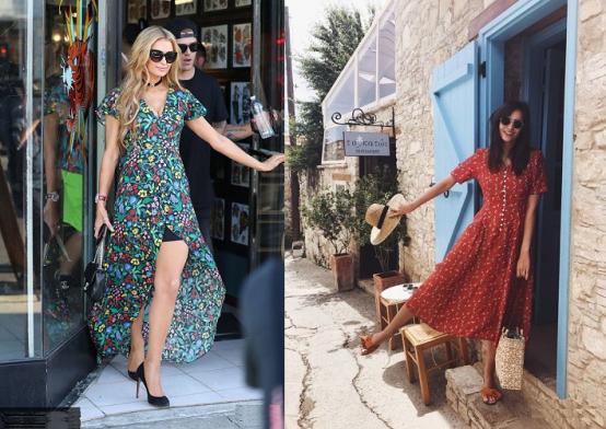 一条碎花裙就能美过整个春天,碎花裙这样穿时髦又优雅超美